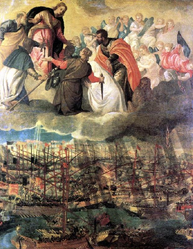 VERONESE (Paolo Caliari) Battle of Lepanto er Germany oil painting art